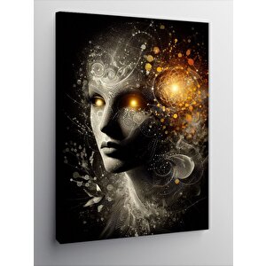 Kanvas Tablo Soyut Portre Sanatı 50x70 cm