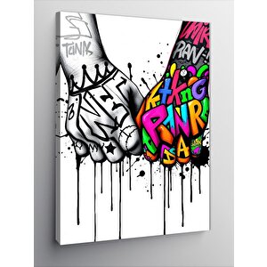 Kanvas Tablo Graffiti Sanatı 100x140 cm