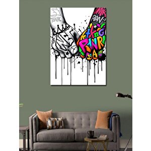 Kanvas Tablo Graffiti Sanatı 100x140 cm