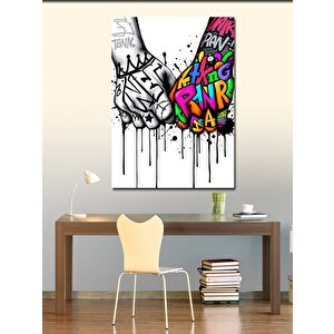 Kanvas Tablo Graffiti Sanatı 50x70 cm