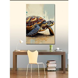 Kanvas Tablo  Deniz Kaplumbağası 50x70 cm