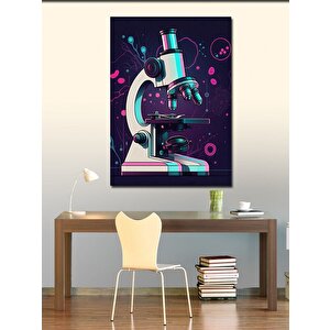 Kanvas Tablo Mikroskop Sanatı 100x140 cm