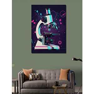 Kanvas Tablo Mikroskop Sanatı 100x140 cm