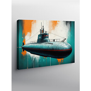 Kanvas Tablo Denizaltı Yan Görünüm 70x100 cm