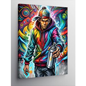 Kanvas Tablo Grafiti Sanatçısı 70x100 cm