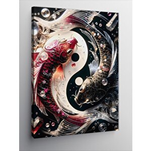 Kanvas Tablo Yin Ve Yang Sanatı 100x140 cm