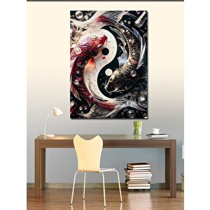Kanvas Tablo Yin Ve Yang Sanatı 50x70 cm