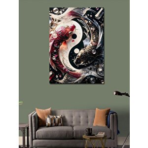 Kanvas Tablo Yin Ve Yang Sanatı 50x70 cm