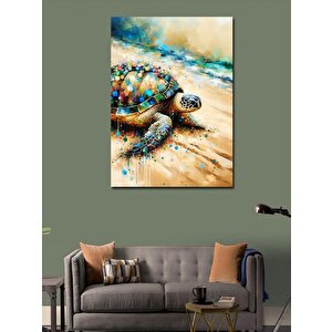 Kanvas Tablo Hızlı Kaplumbağa 70x100 cm