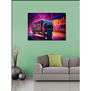 Kanvas Tablo Grafiti Tır Sanatı 50x70 cm