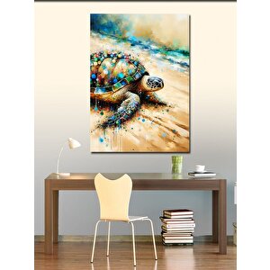 Kanvas Tablo Hızlı Kaplumbağa 50x70 cm