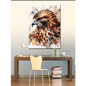 Kanvas Tablo Sanatsal Şahin Portresi 70x100 cm