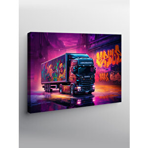Kanvas Tablo Grafiti Tır Sanatı 100x140 cm