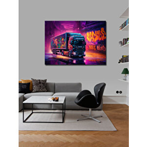 Kanvas Tablo Grafiti Tır Sanatı 100x140 cm