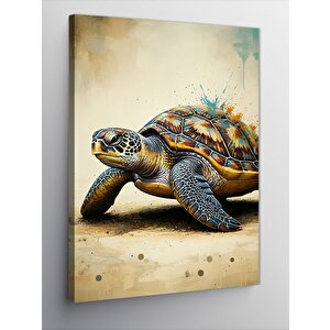 Kanvas Tablo  Kaplumbağa 50x70 cm
