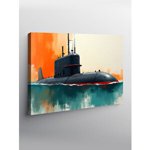 Kanvas Tablo Denizaltı Su Yüzeyinde 50x70 cm