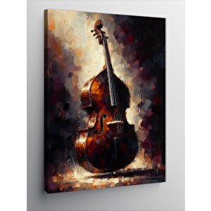 Kanvas Tablo Kontrbas Sanatı 100x140 cm