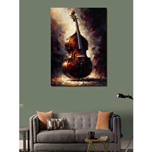 Kanvas Tablo Kontrbas Sanatı 100x140 cm