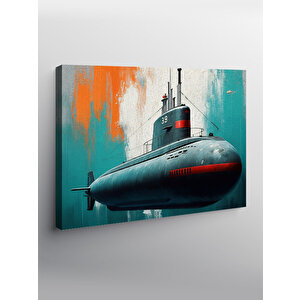 Kanvas Tablo Su Üstünde Denizaltı 50x70 cm