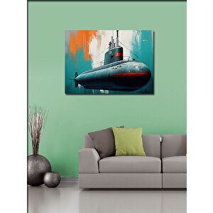 Kanvas Tablo Su Üstünde Denizaltı 50x70 cm
