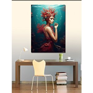 Kanvas Tablo Denizaltında Kraliçe 70x100 cm