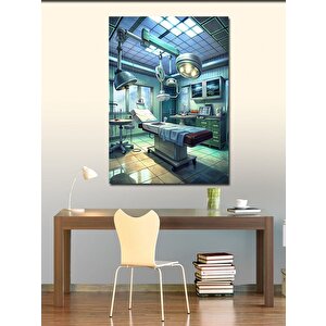 Kanvas Tablo Robotik Laboratuvar 50x70 cm