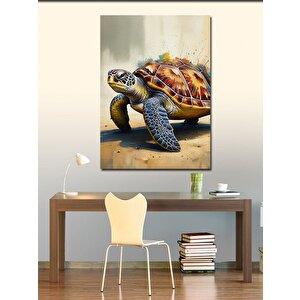 Kanvas Tablo  Kaplumbağa 50x70 cm