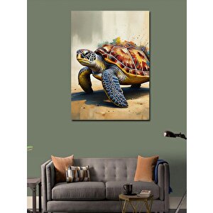 Kanvas Tablo  Kaplumbağa 50x70 cm