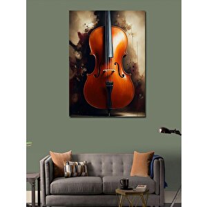 Kanvas Tablo Keman Ve Viyola 70x100 cm