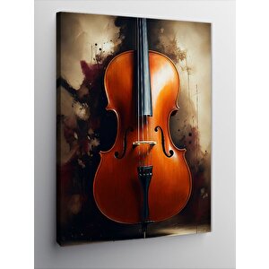 Kanvas Tablo Keman Ve Viyola 100x140 cm