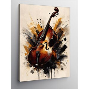 Kanvas Tablo Eski Keman 70x100 cm