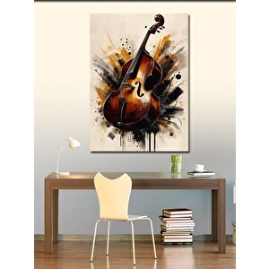 Kanvas Tablo Eski Keman 100x140 cm