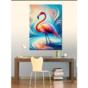 Kanvas Tablo Pastel Flamingo 50x70 cm
