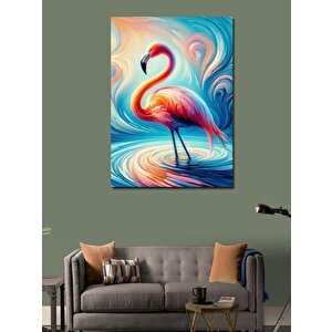 Kanvas Tablo Pastel Flamingo 50x70 cm