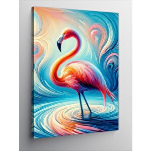 Kanvas Tablo Pastel Flamingo 70x100 cm