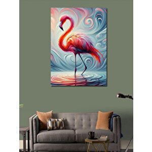 Kanvas Tablo Dingin Flamingo 50x70 cm
