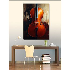 Kanvas Tablo Keman 70x100 cm