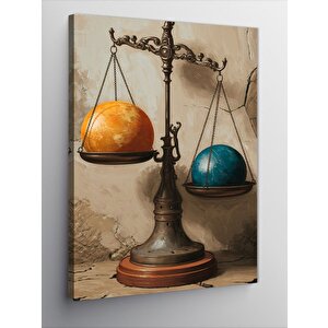 Kanvas Tablo Terazi 50x70 cm