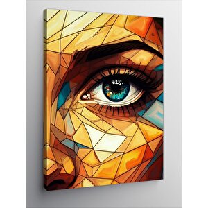 Kanvas Tablo Mozaik Göz 70x100 cm