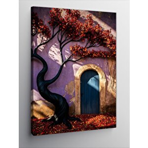 Kanvas Tablo Eski Bahçe Kapısı 70x100 cm