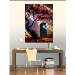 Kanvas Tablo Eski Bahçe Kapısı 70x100 cm