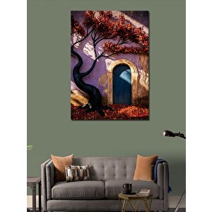 Kanvas Tablo Eski Bahçe Kapısı 70x100 cm