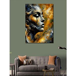 Kanvas Tablo Gözyaşlı Yüz 100x140 cm