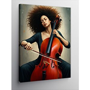 Kanvas Tablo Çello Virtüözü 50x70 cm