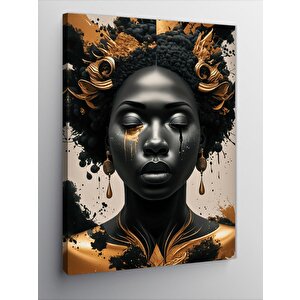 Kanvas Tablo Altın Gözyaşları 70x100 cm