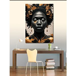 Kanvas Tablo Altın Gözyaşları 70x100 cm