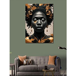Kanvas Tablo Altın Gözyaşları 70x100 cm