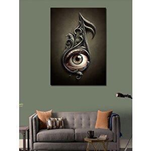 Kanvas Tablo Müzikal Göz 70x100 cm