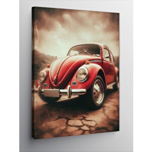 Kanvas Tablo Kırmızı Vosvos 50x70 cm