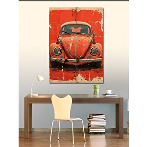 Kanvas Tablo Eski Kırmızı Vosvos 70x100 cm